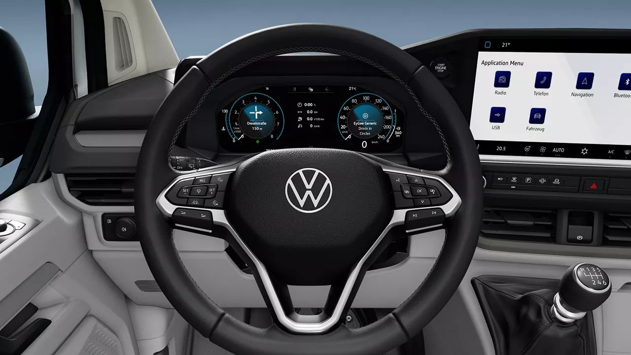 VW Transporter Digitales Cockpit