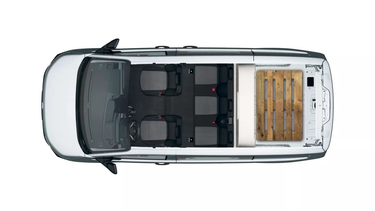 VW Transporter Kastenwagen 5 Sitzer mit Platz für eine EUR Palette