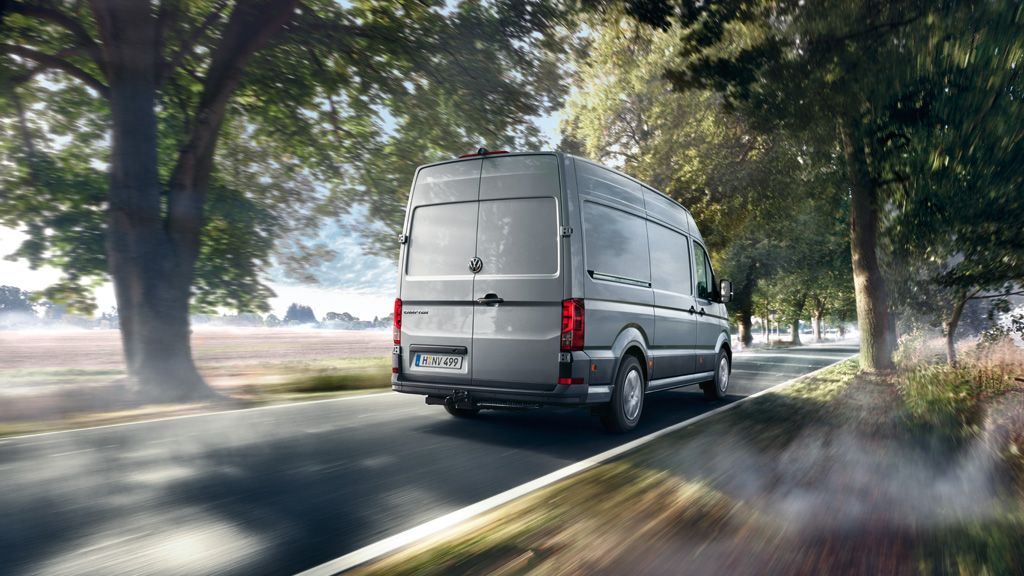 VW Caddy Transporter weiß