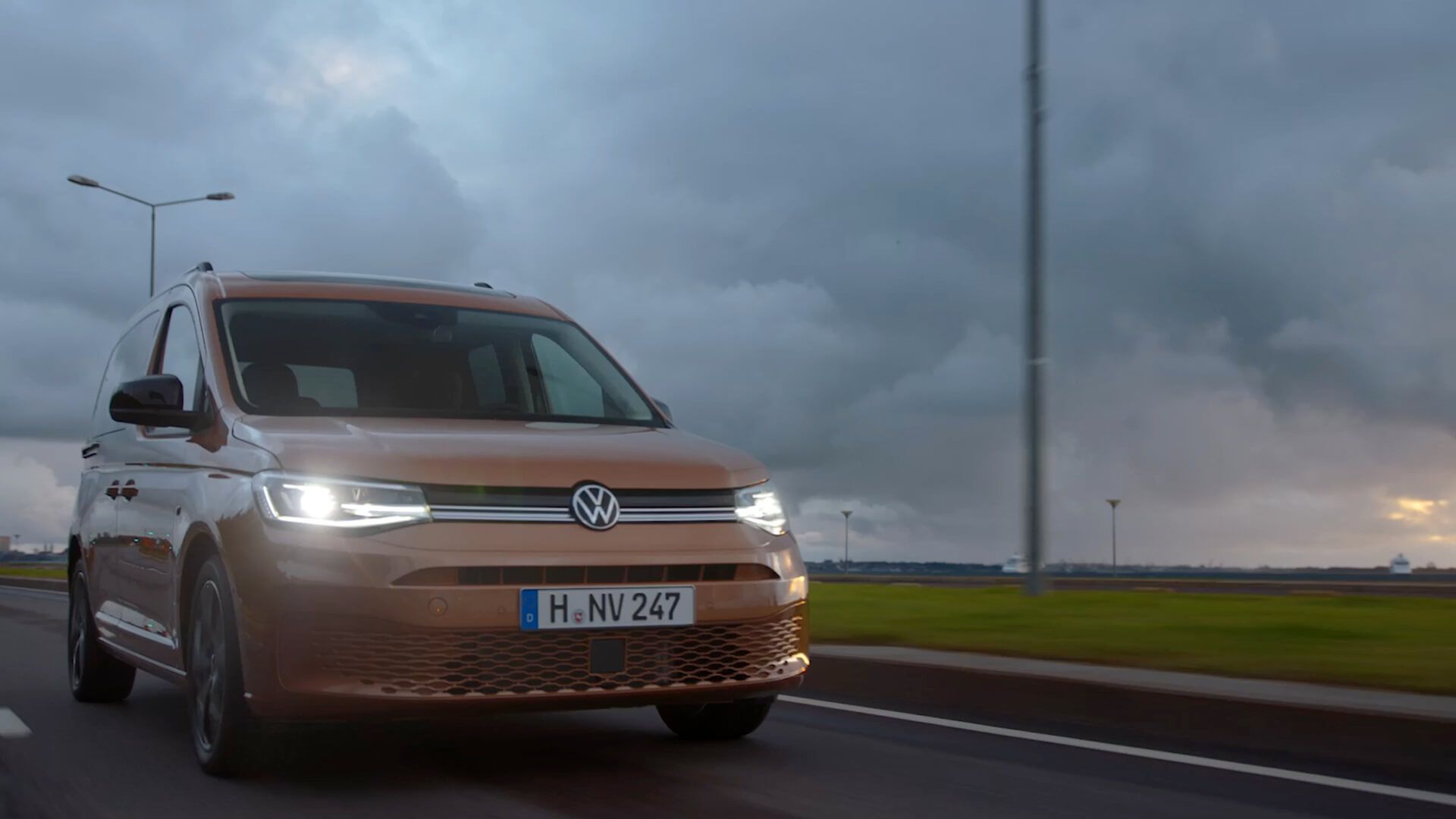 Der VW Caddy mit 4MOTION Allradantrieb in Aktion.