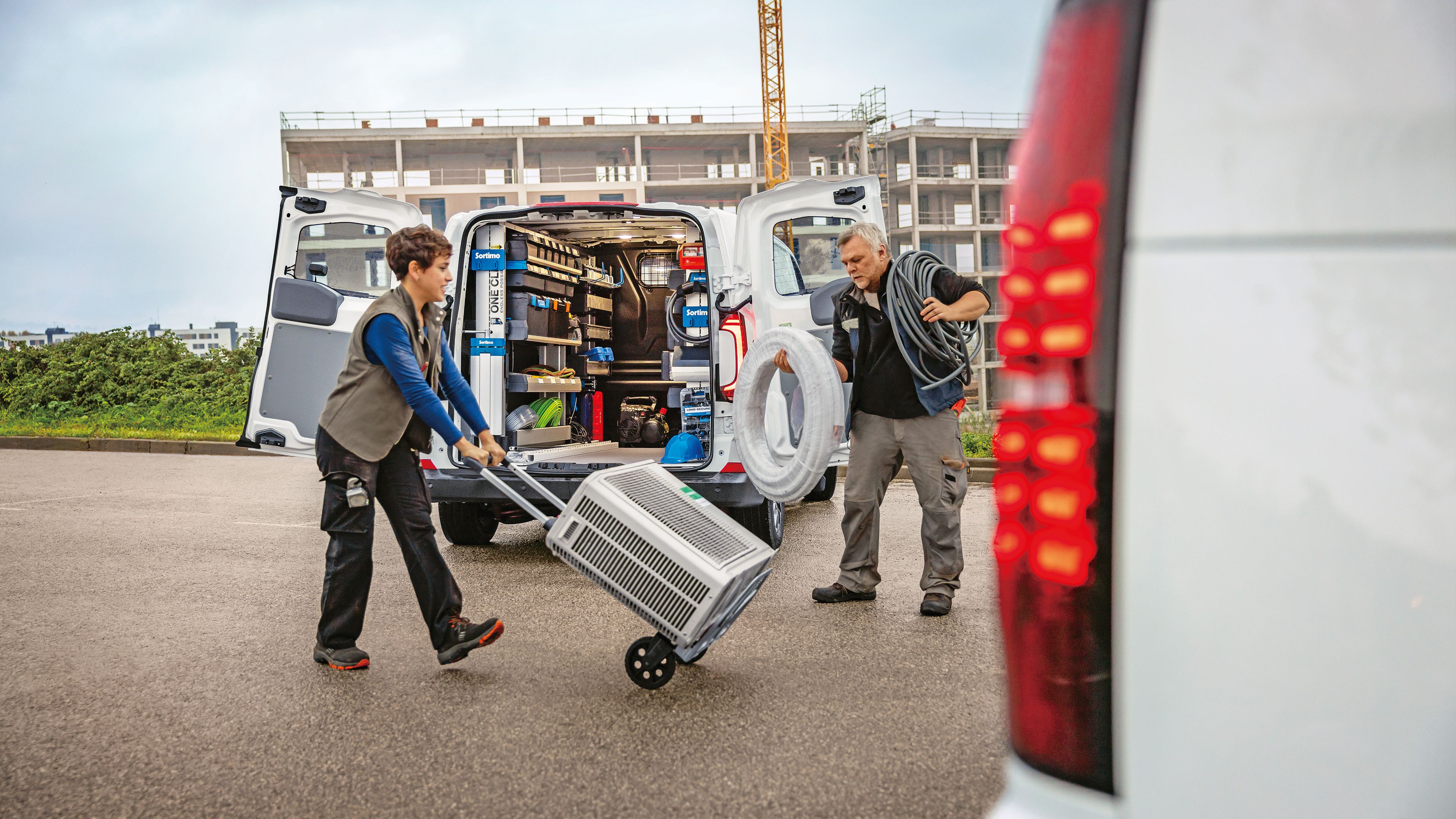 Transporter mit Sortimo Einbau